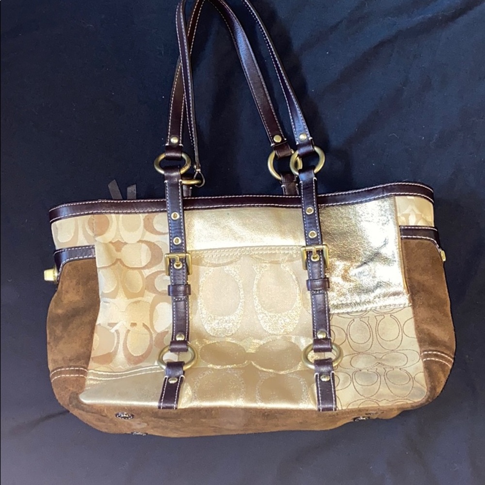 Authentic Brown Coach Purse